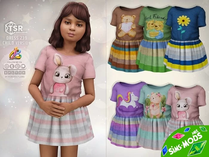 Детское платье Dress 239 Child Version