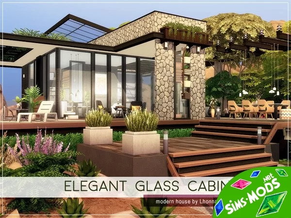 Дом Elegant Glass Cabin