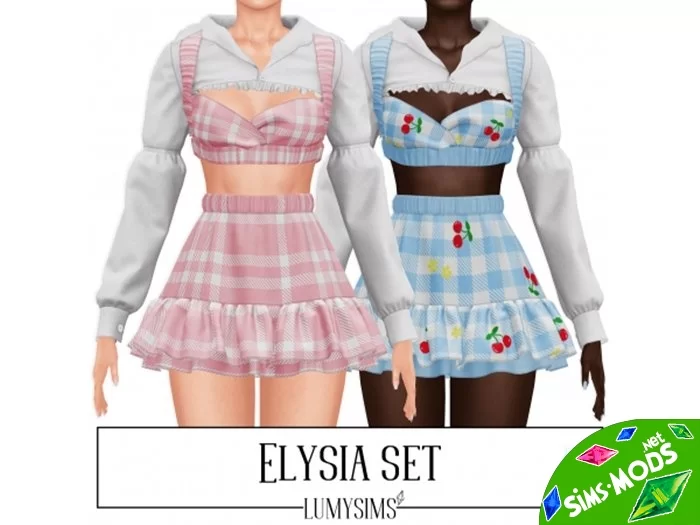 Наряд Elysia Set от lumysims