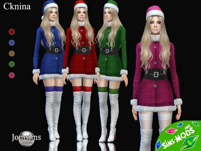 Платье Cknina christmas dress