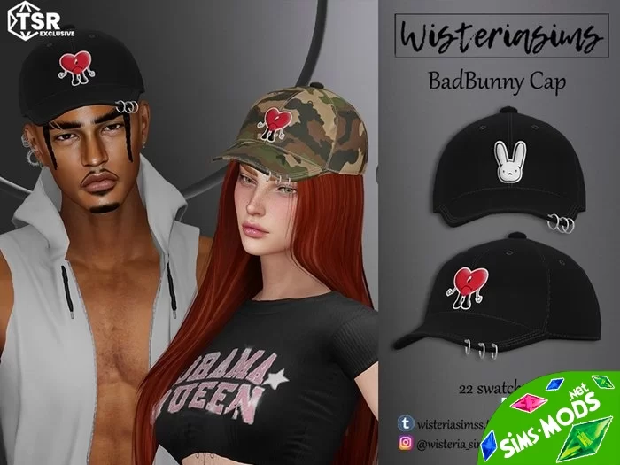 Бейсболка Bad Bunny Cap