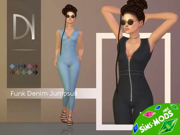 Комбинезон Funk Denim Jumpsuit