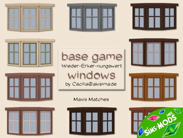 Окна Base game от Cacilia