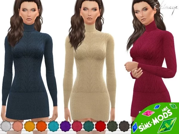 Платье Turtleneck Sweater от ekinege