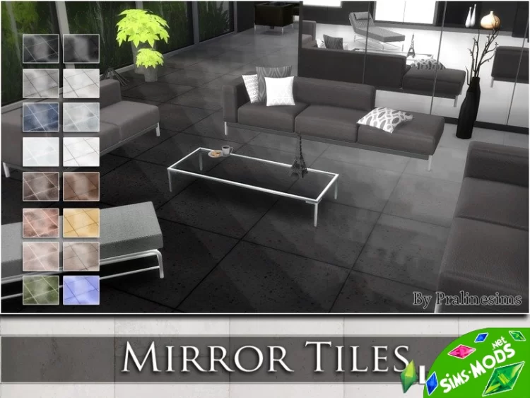 Плитка Mirror Tiles от Pralinesims