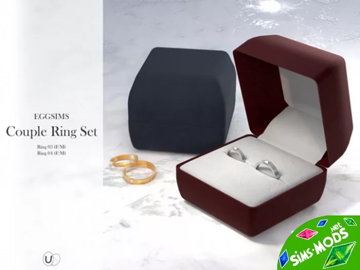 Свадебные кольца Couple Ring Set