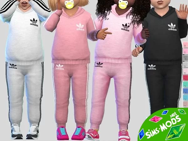 Детский костюм Adidas от Pinkzombiecupcakes