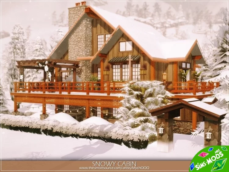 Дом Snowy Cabin от MychQQQ