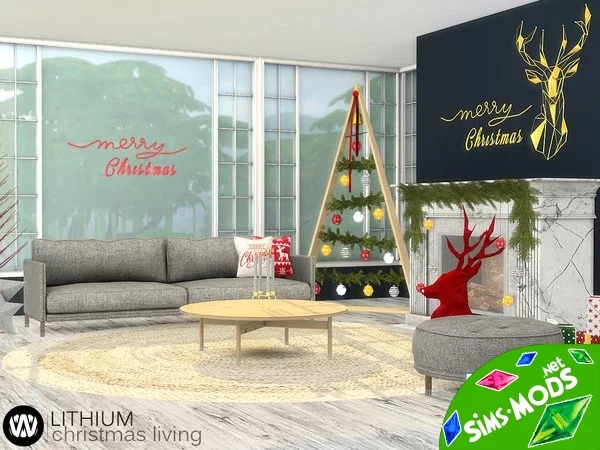 Гостиная Lithium Christmas Living от wondymoon