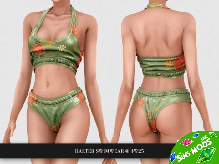 Купальник Halter swimwear от 4w25