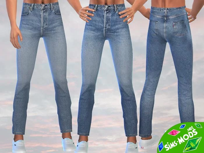 Мужские джинсы Straight Leg Jeans