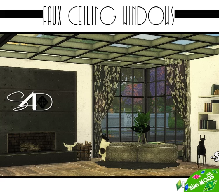 Окна Faux Ceiling от Sims 4 Designs