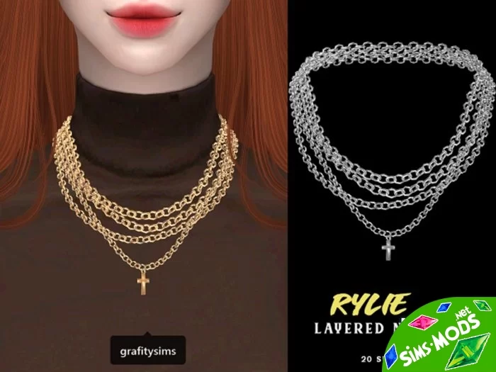 Ожерелье Rylie layered necklace