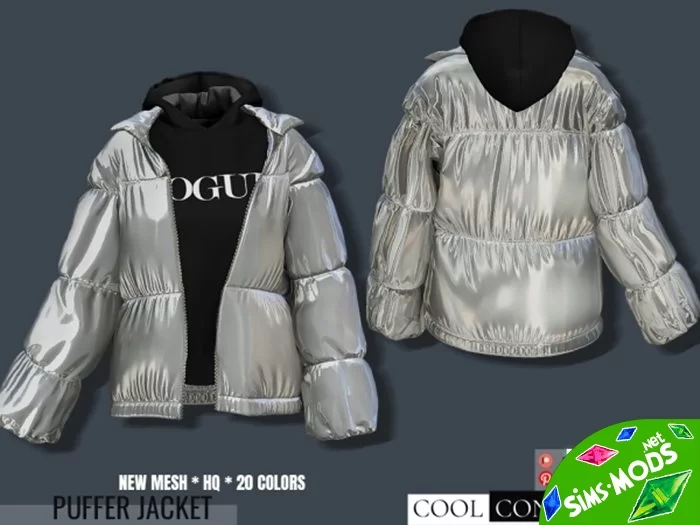 Пуховик Hoodie With Puffer Jacket