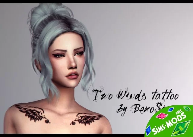 Тату Two Wings от bexosims