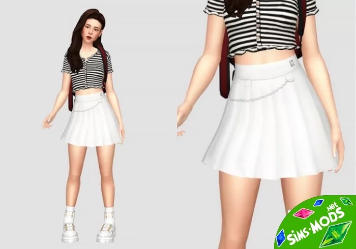 Теннисная юбка Tennis Chain Skirt