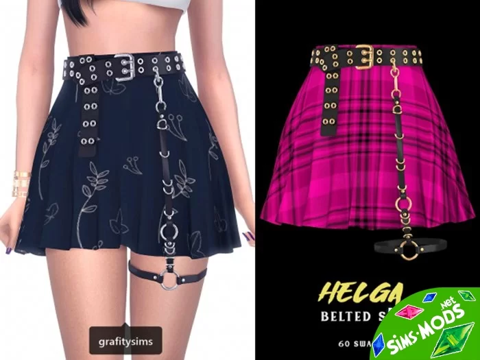 Юбка Helga belted skirt