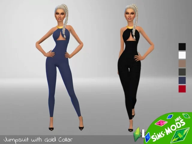 Комбинезон Gold Collar от somesimsgirl