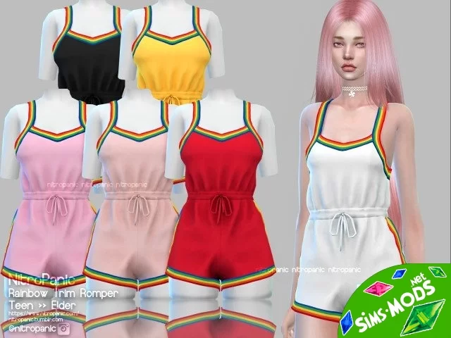 Ромпер Rainbow Trim Romper