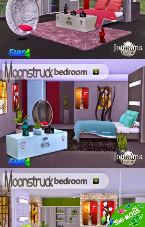 Спальня Moonstruck от JomSims