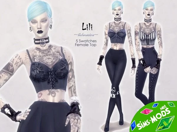 Топ LILI - Gothic от Helsoseira