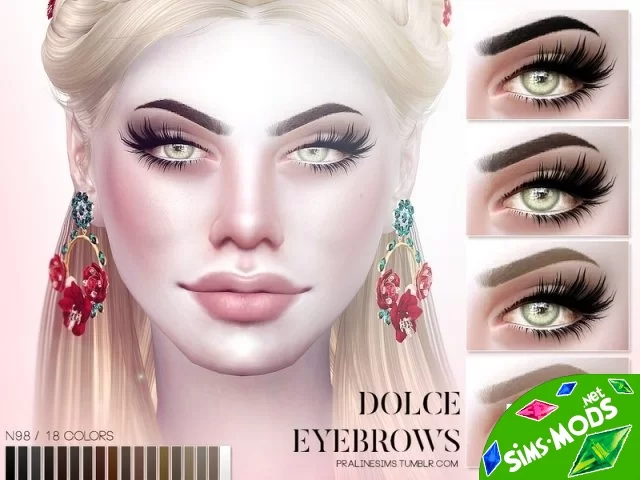 Брови Dolce N98 от Pralinesims