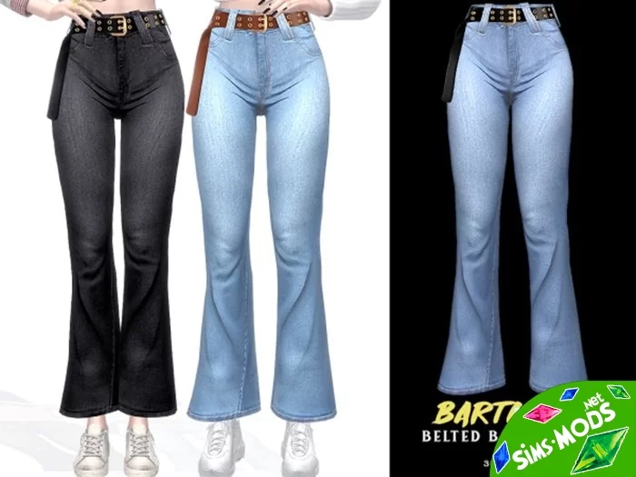 Джинсы Bartlett Belted Baggy Jeans