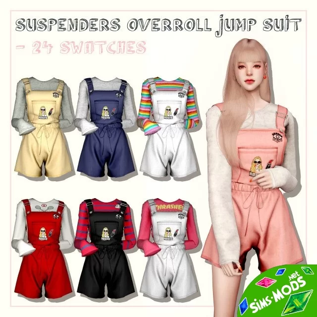 Комбинезон Suspenders Overroll Jump Suit