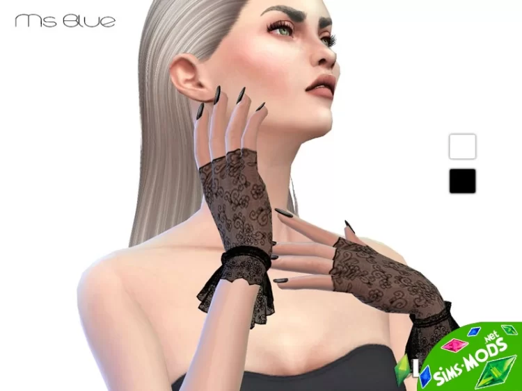 Перчатки Lace Gloves от Ms Blue