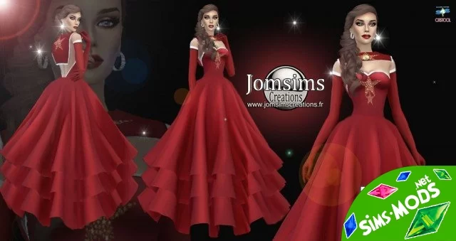 Платье Miss Christmas от Jomsims