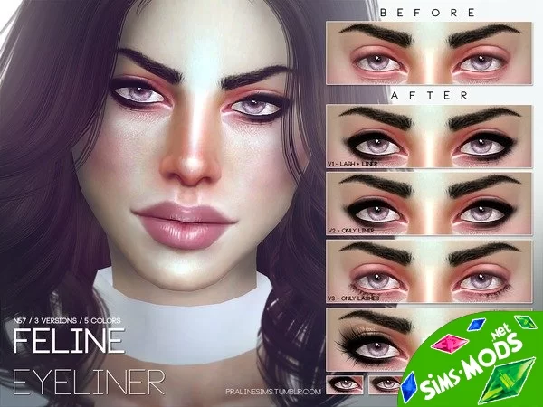 Подводка Feline Eyeliner N57 от Pralinesims