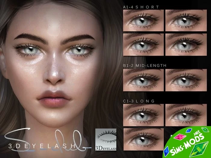 Ресницы 3D EYELASHES I F V1 bassis