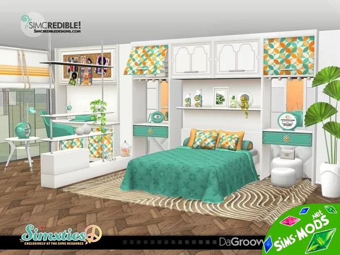 Спальня Simxties Da Groovy Bedroom