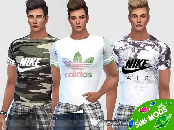 Sporty T-shirts For Him от Pinkzombiecupcakes