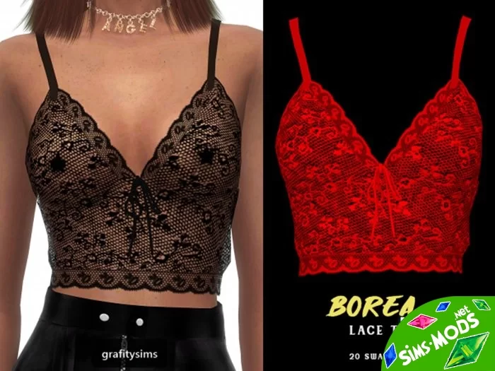 Топ Borea lace top от grafity-cc