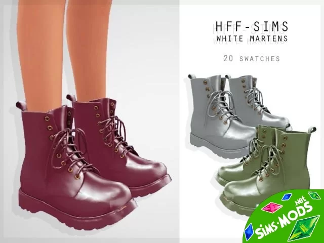 Ботинки HFF-SIMS WHITE MARTENS