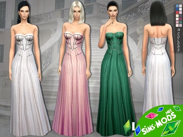 Платье Gery от sims2fanbg