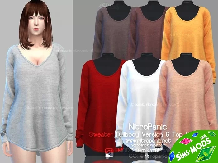 Свитер Sweater X Full Body от NitroPanic