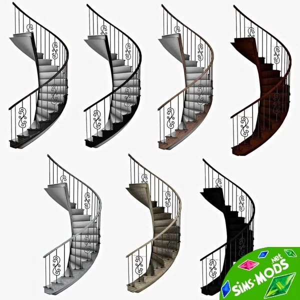 Винтовая лестница от Leo 4 Sims