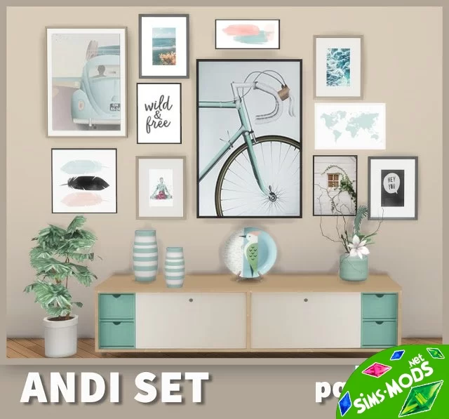 Декор Andi Set от PQSIMS4