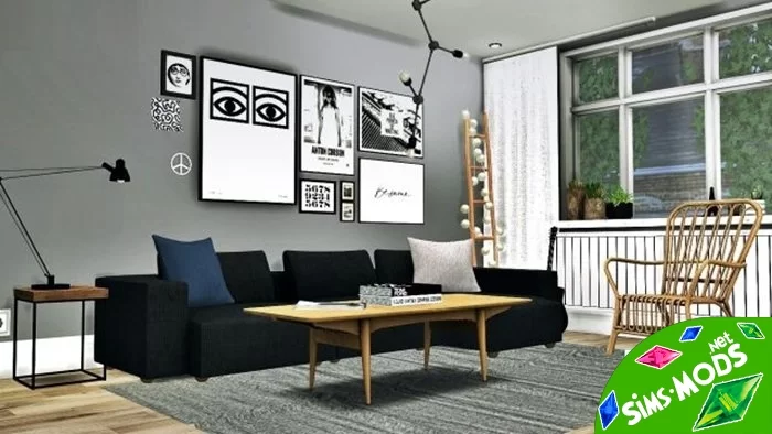 Гостиная Scandinavian Living 4