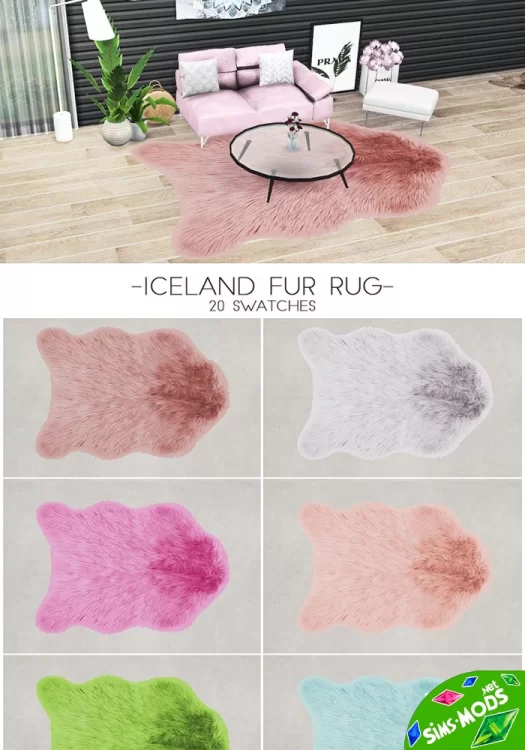 Коврики Iceland Fur Rugs