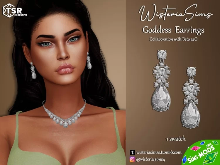 Серьги Goddess Earrings