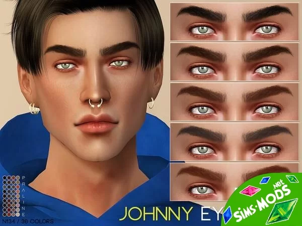 Брови Johnny N135 от Pralinesims