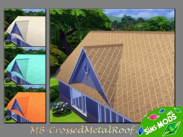 Крыша MB-Crossed Metal Roof от matomibotaki