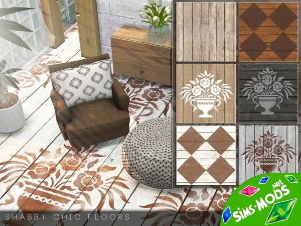 Пол Shabby Chic от Pralinesims