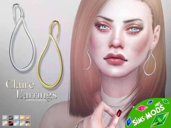 Серьги Claire от Pralinesims