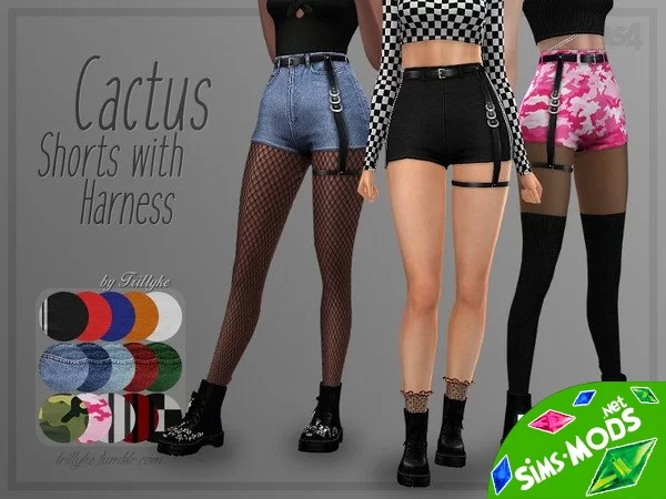 Шорты Cactus Shorts with Harness