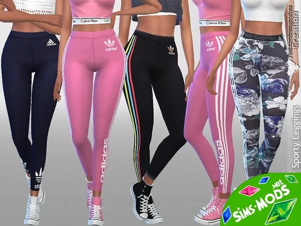 Sporty Leggings 01 от Pinkzombiecupcakes