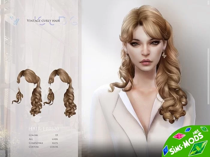 Прическа Vintage hair ER0520